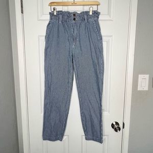 Universal Thread Striped denim trousers sz 4
